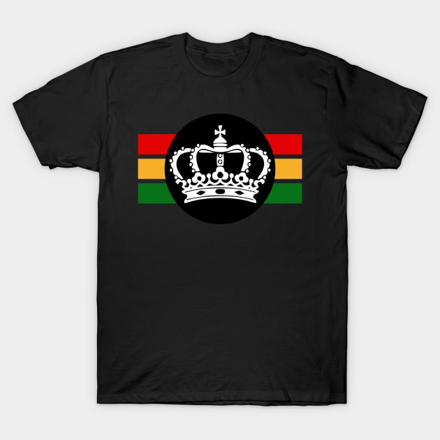 Muse Wearable Afrocentric King Crown T-Shirt by MugMusewear